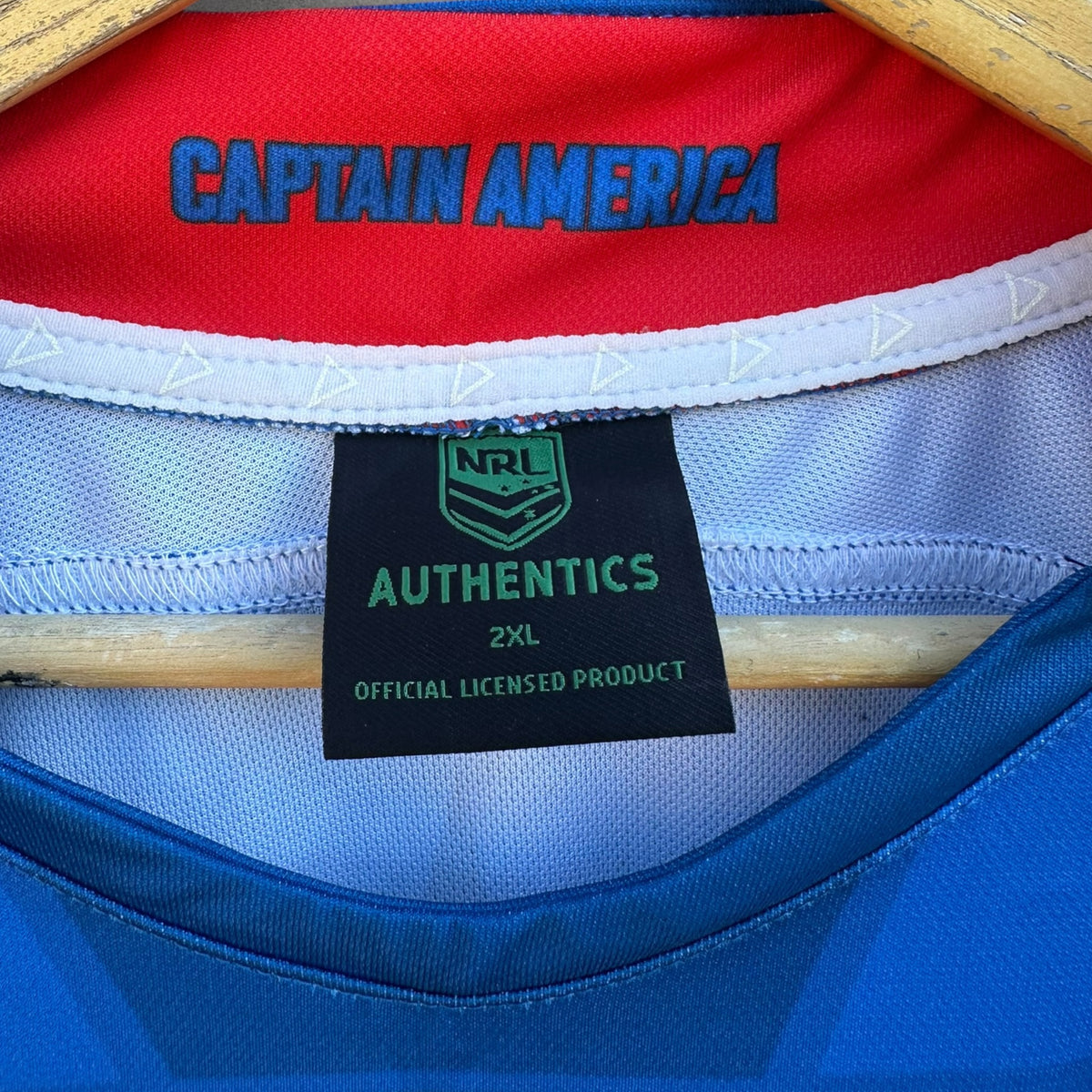 SYDNEY ROOSTERS 2014 CAPTAIN AMERICA MARVEL ISC JERSEY