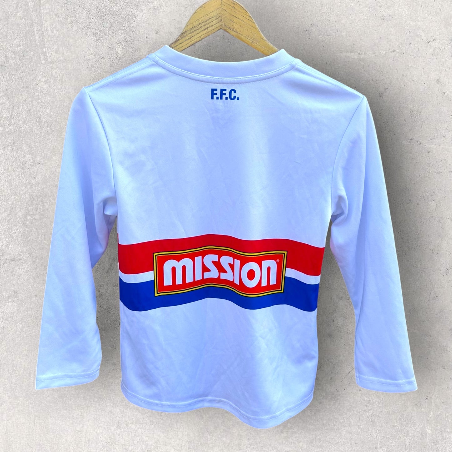 Western Bulldogs 2017 Premiers edition long sleeve white kids guernsey