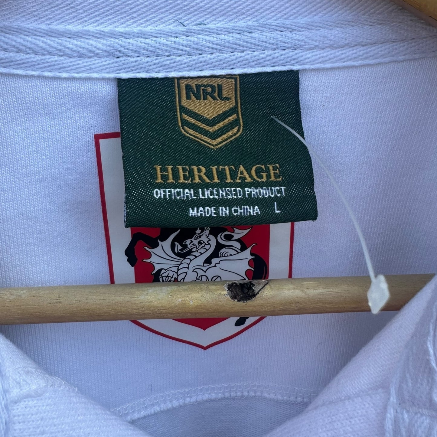 ST GEORGE ILLAWARRA DRAGONS RETRO LONG SLEEVE HERITAGE JERSEY