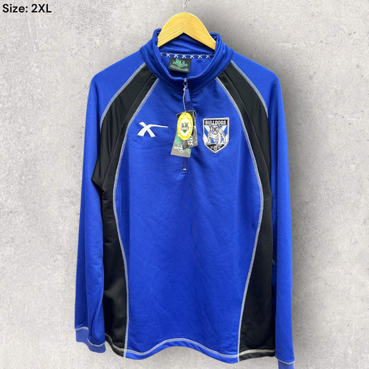 CANTERBURY BULLDOGS 2010 X-BLADES LONG SLEEVE WARM UP TOP BRAND NEW WITH TAGS