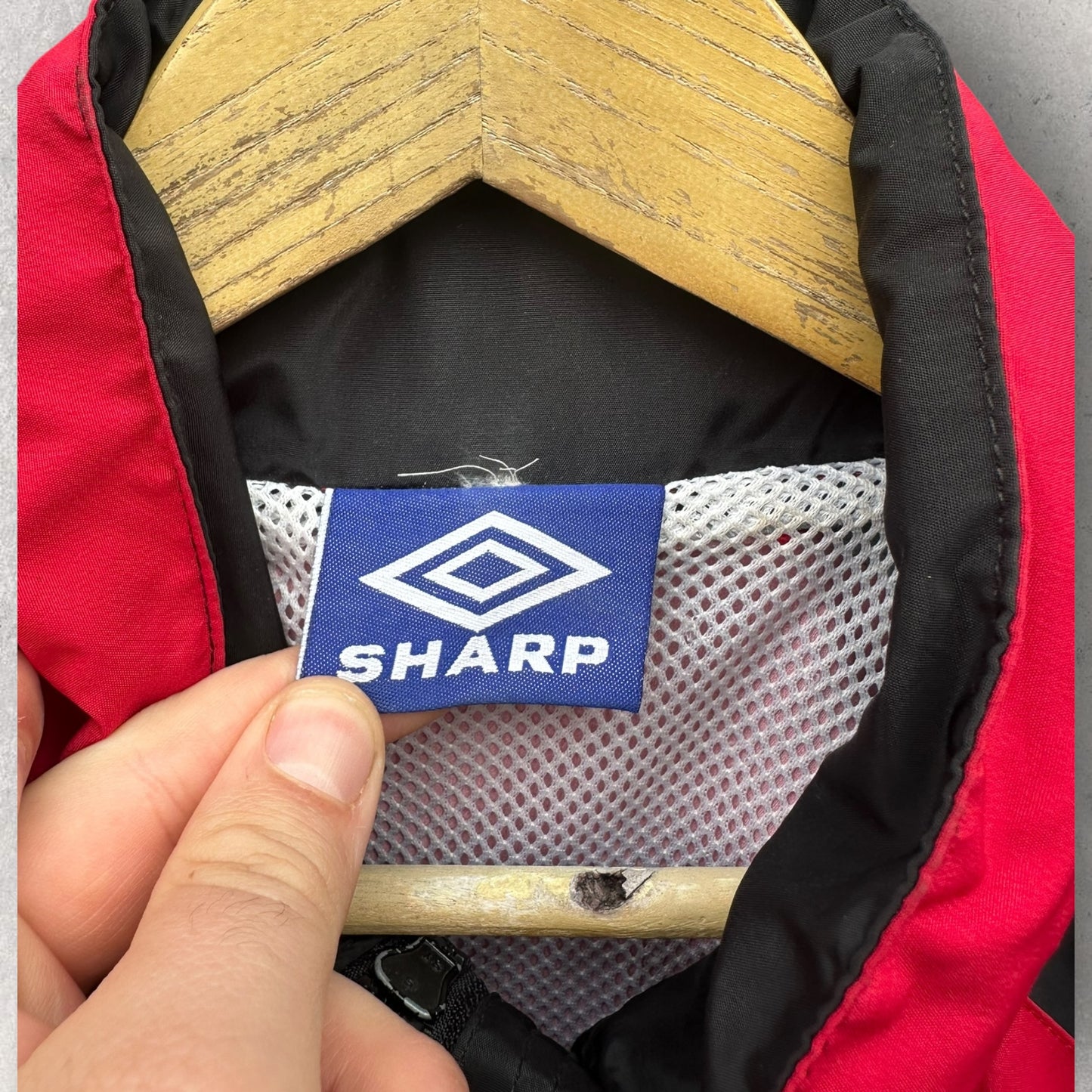 Manchester United UMBRO Vintage Windbreaker Football Jacket