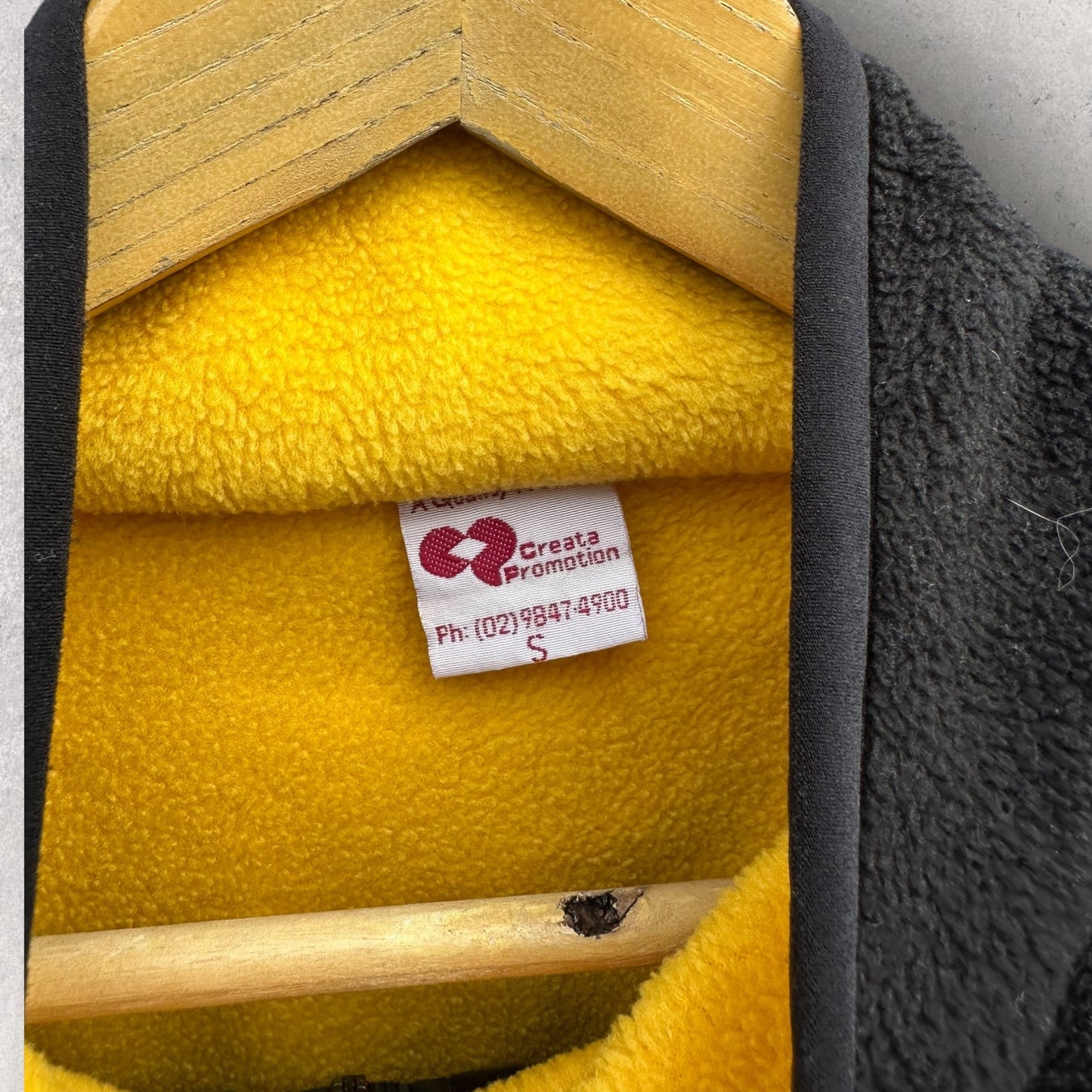 McDONALDS VINTAGE HALF ZIP FLEECE JUMPER