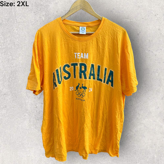 Australian Olympic team Paris 2024 Gold short sleeve shirt