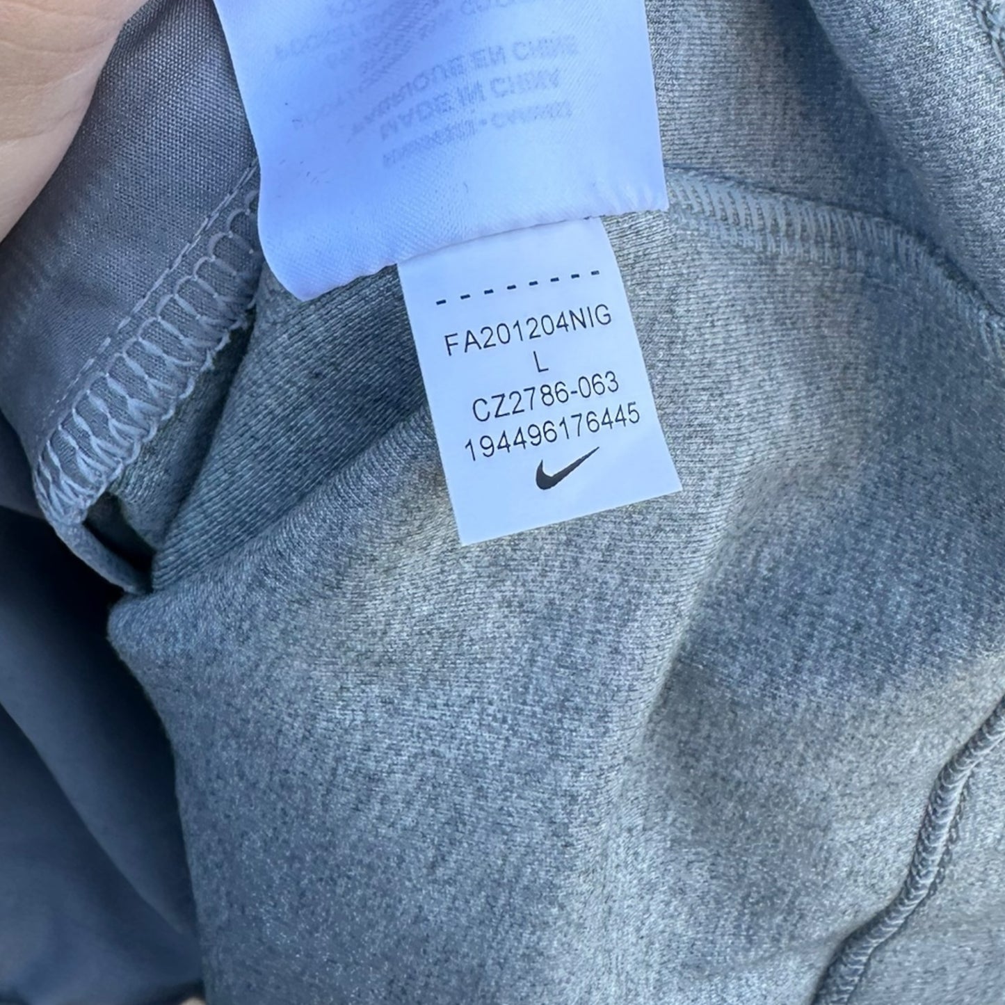LIVERPOOL FC NIKE TECH PACK GREY HOODED JUMPER