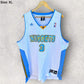 ALLEN IVERSON DENVER NUGGETS ADIDAS VINTAGE WHITE NBA SWINGMAN JERSEY
