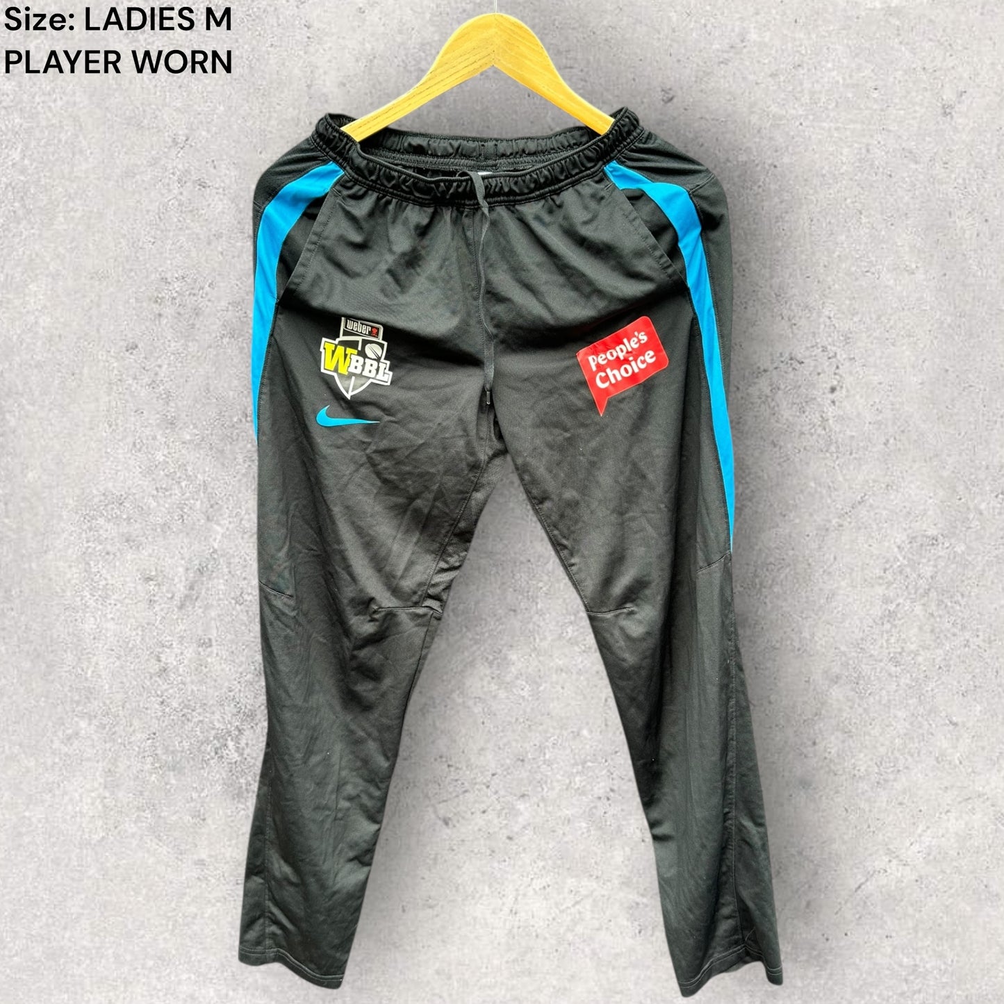 ADELAIDE STRIKERS WBBL NIKE PLAYER WORN MATCH SHORTS BY SARAH COYTE