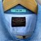 SCOTCH & SODA MENS BLUE CAN CAN LONG SLEEVE BUTTON UP SHIRT
