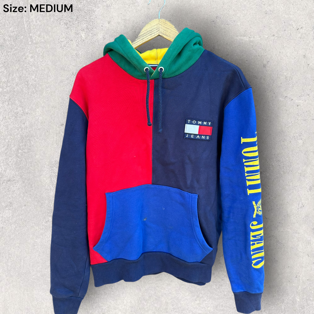 Tommy Hilfiger Multi Coloured Pullover Hooded Jumper