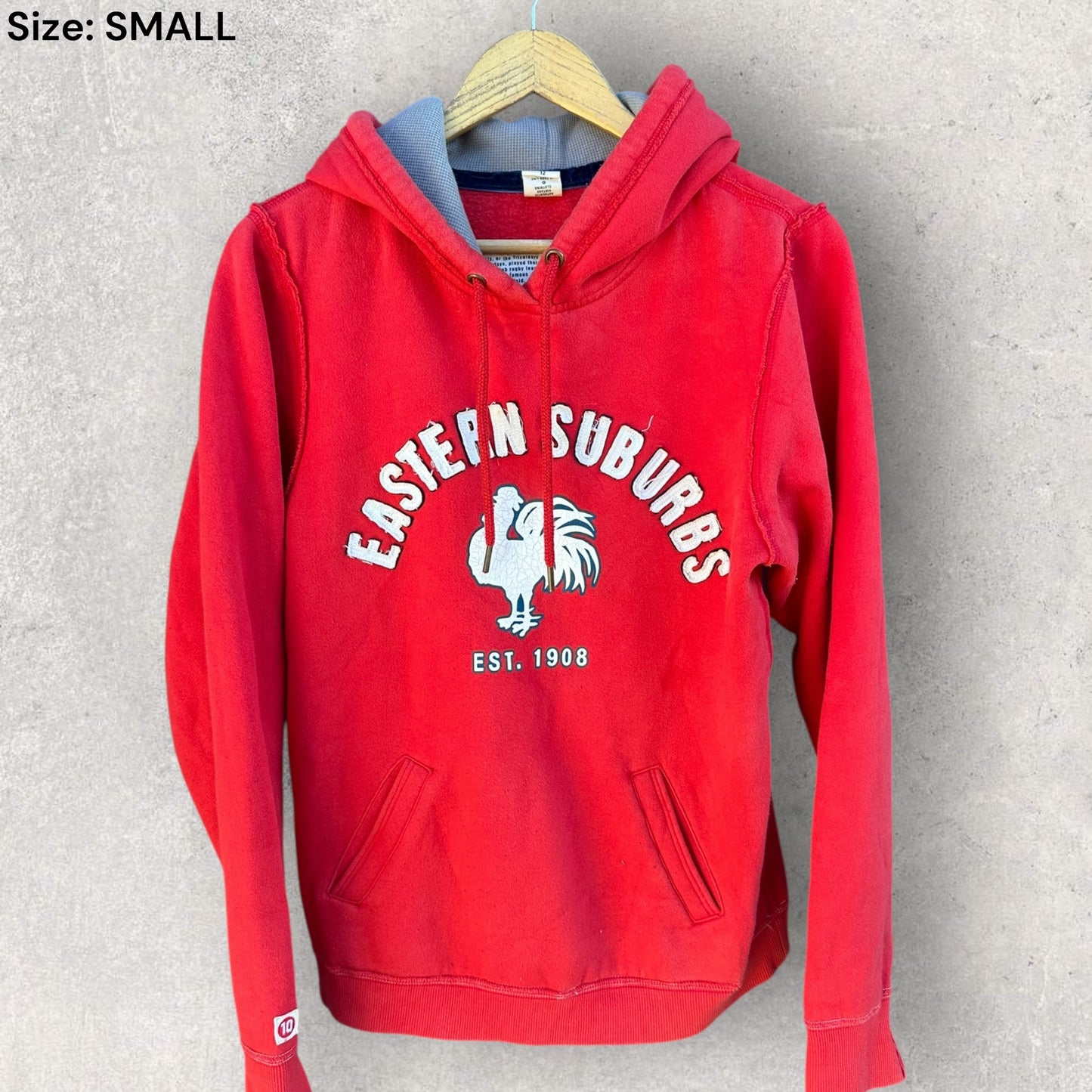 EASTERN SUBURBS ROOSTERS HERITAGE HOODED JUMPER