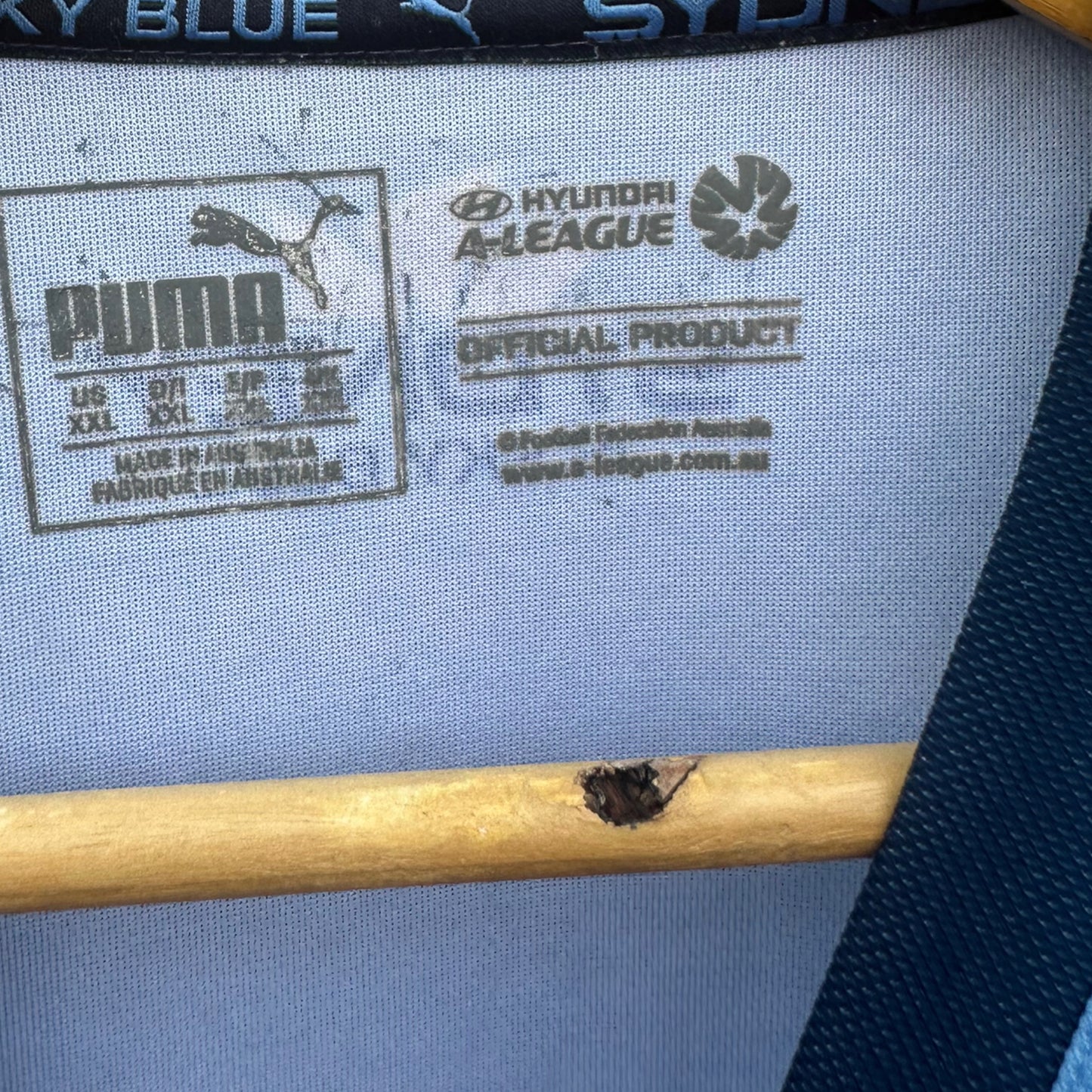 SYDNEY FC 2016-2017 PUMA A LEAGUE HOME FOOTBALL JERSEY