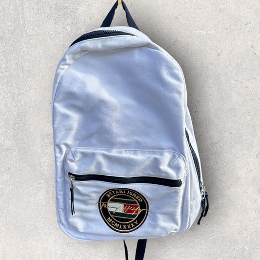 TOMMY HILFIGER WHITE BACKPACK
