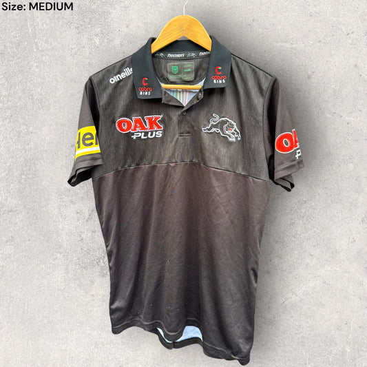 PENRITH PANTHERS PLAYER ISSUED MEDIA POLO SHIRT