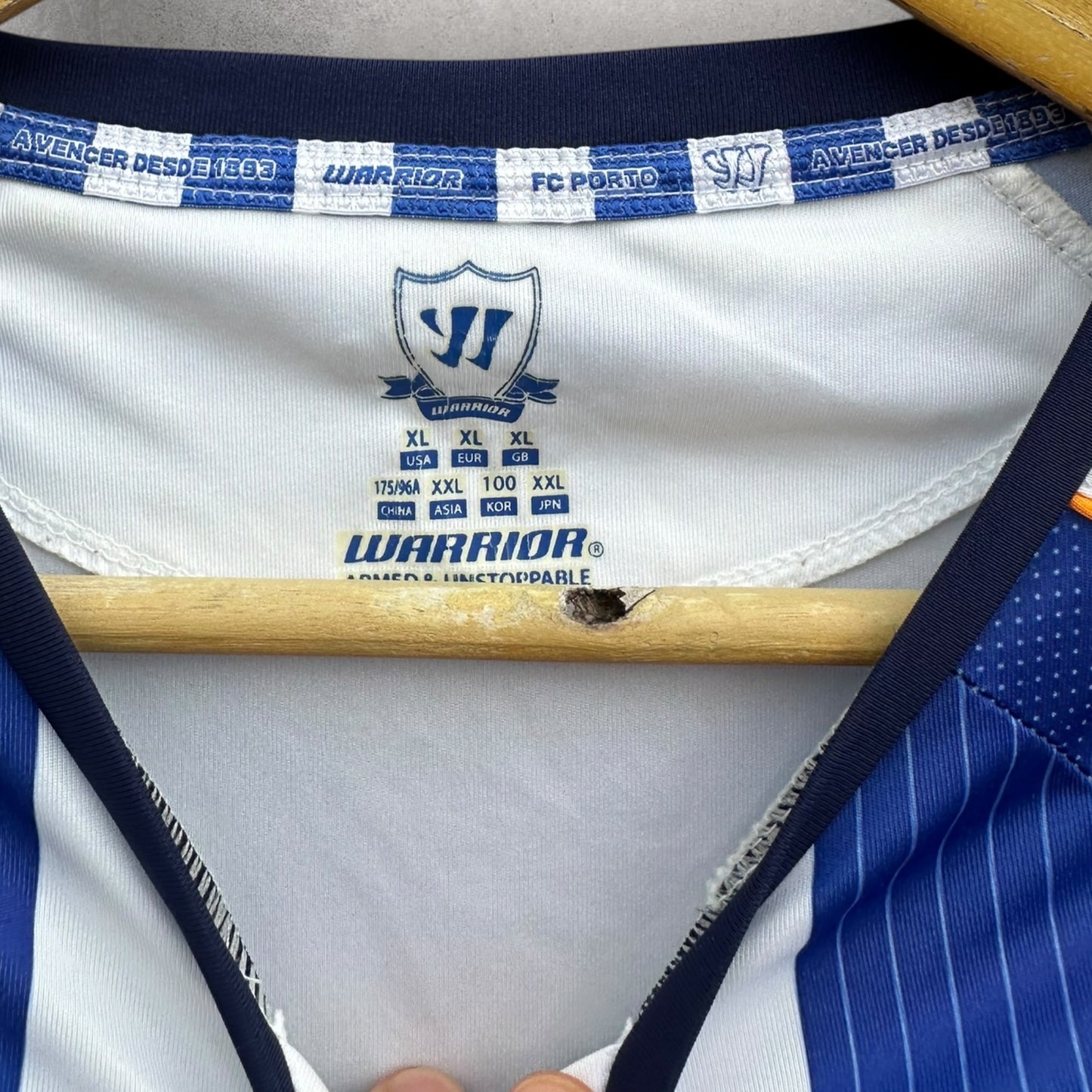 FC PORTO 2014-2015 HOME WARRIOR FOOTBALL JERSEY