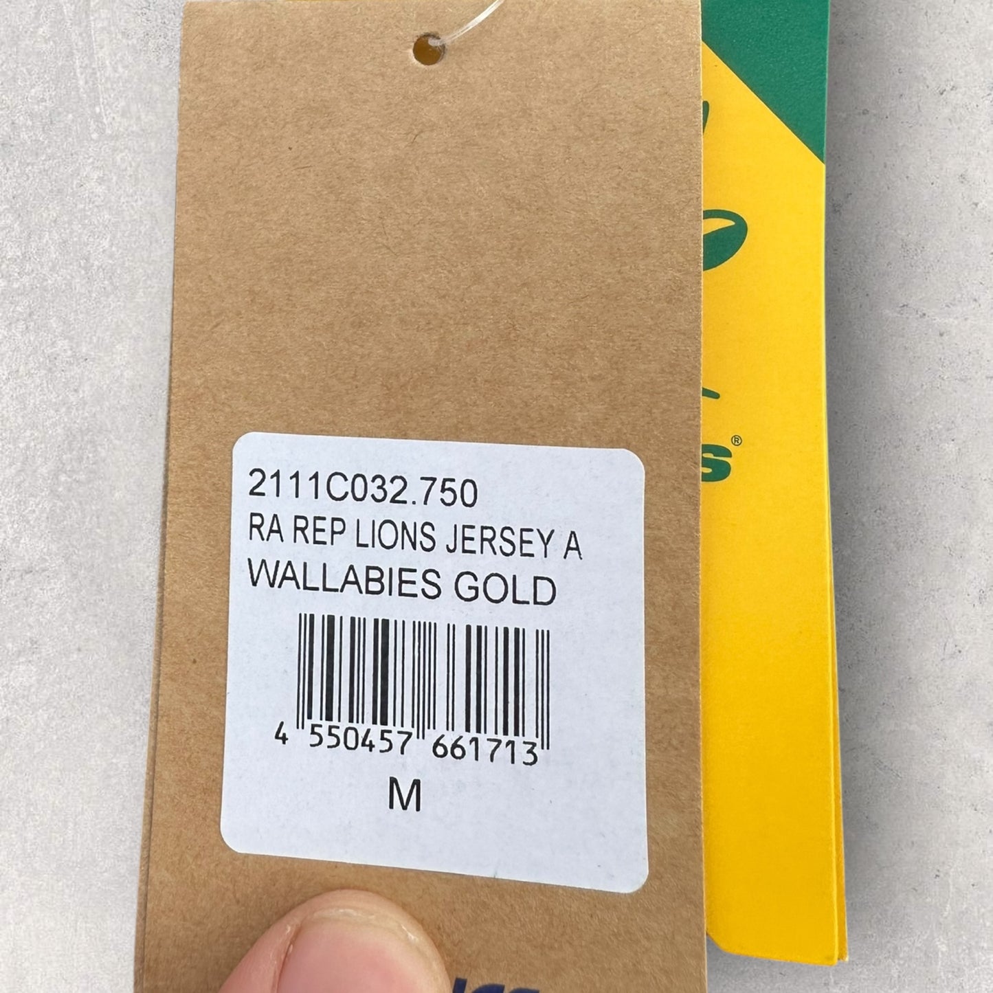 Australian Wallabies 2025 Lions Tour ASICS Player Gear Home Jersey Brand New