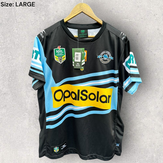 CRONULLA SHARKS 2017 AWAY JERSEY BRAND NEW WITH TAGS