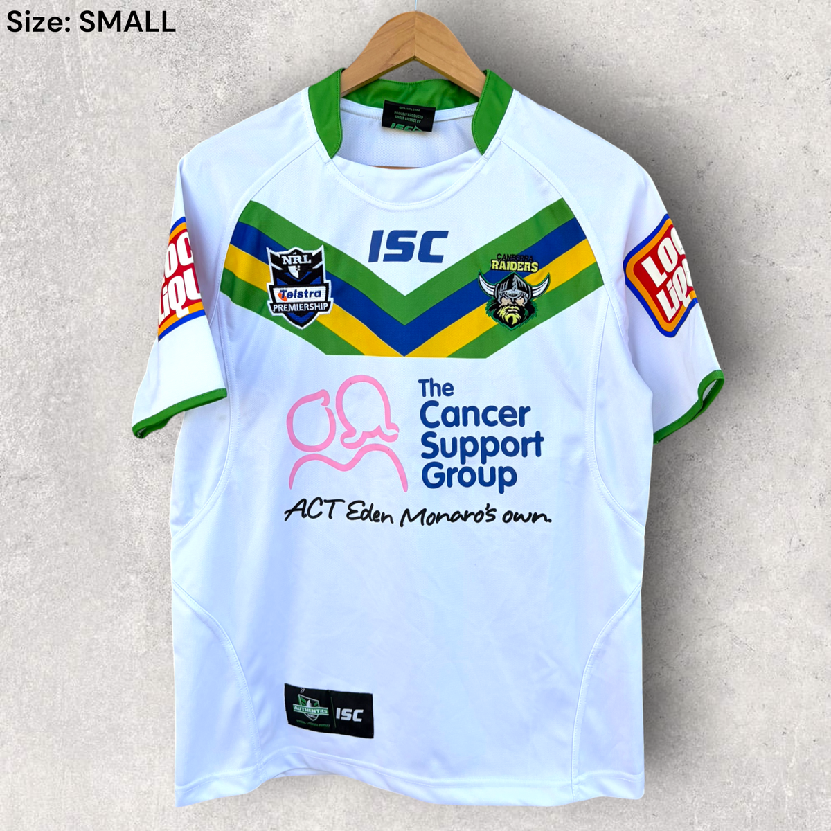 Canberra Raiders 2012 Charity Rugby League Jersey