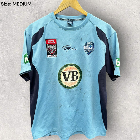 NSW BLUES 2010 CLASSIC SIGNED SHIRT