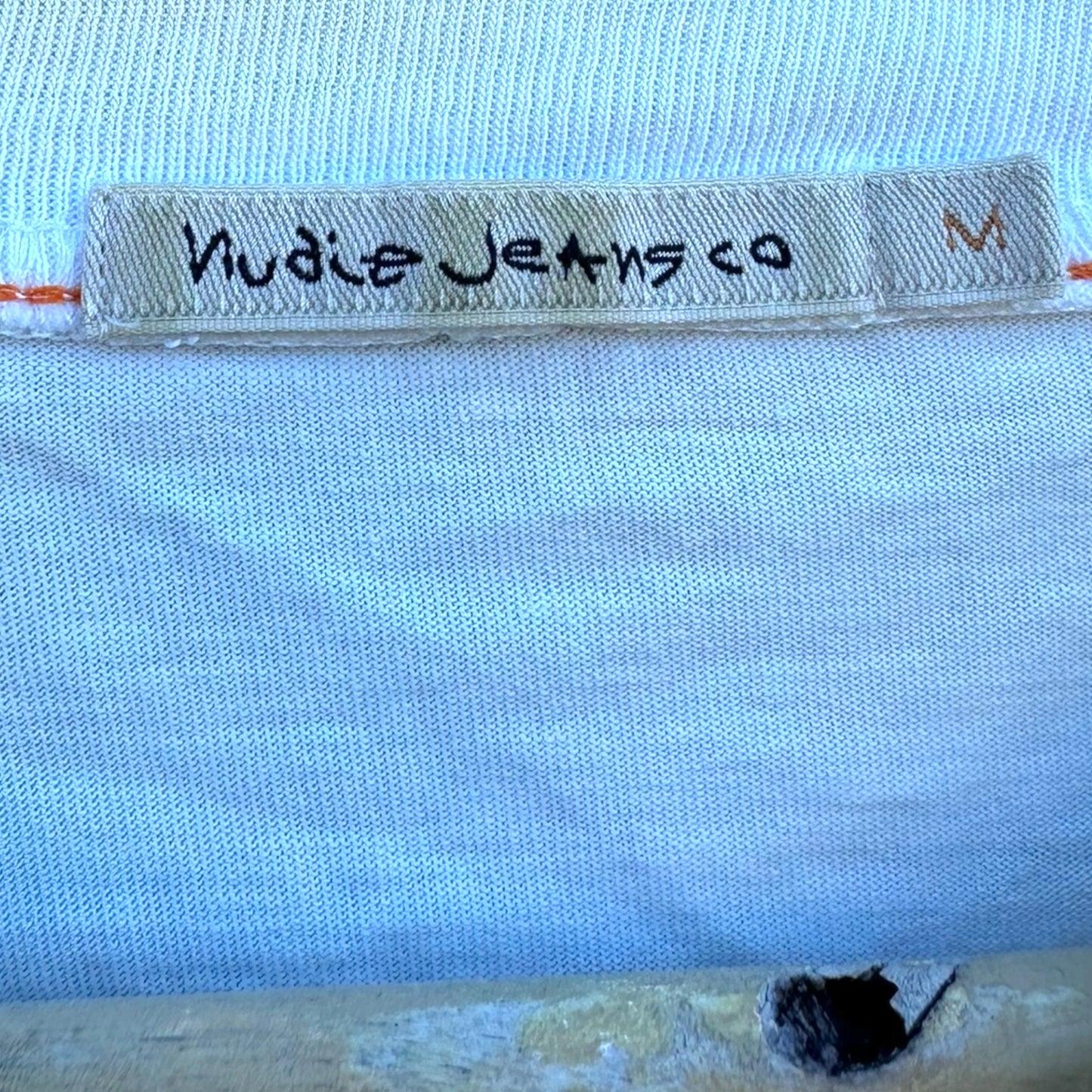 Nudie Jeans White Short Sleeve Shirt