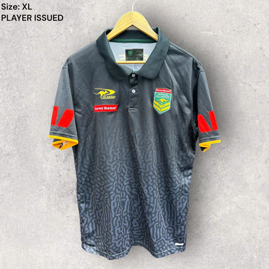 AUSTRALIAN JILLAROOS CLASSIC PLAYER ISSUED MEDIA POLO SHIRT