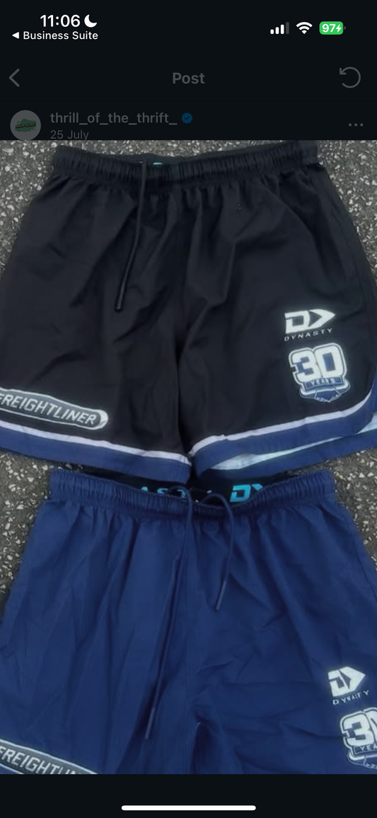 NQ COWBOYS BLACK SHORTS