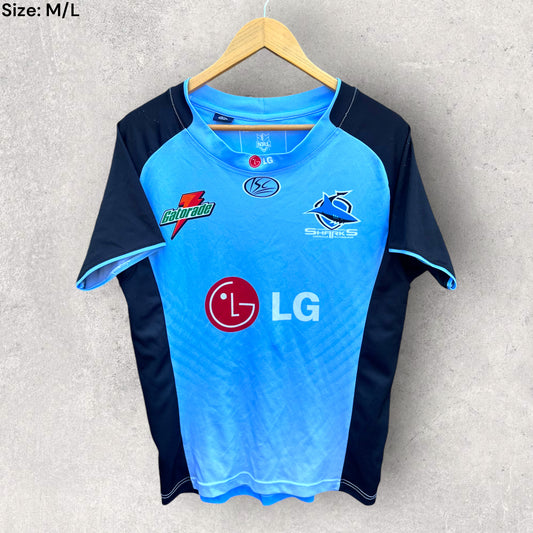 CRONULLA SHARKS ISC LG TRAINING SHIRT