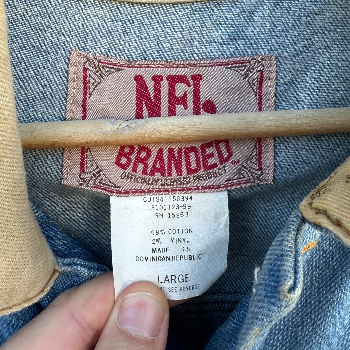 DALLAS COWBOYS VINTAGE NFL DENIM JACKET