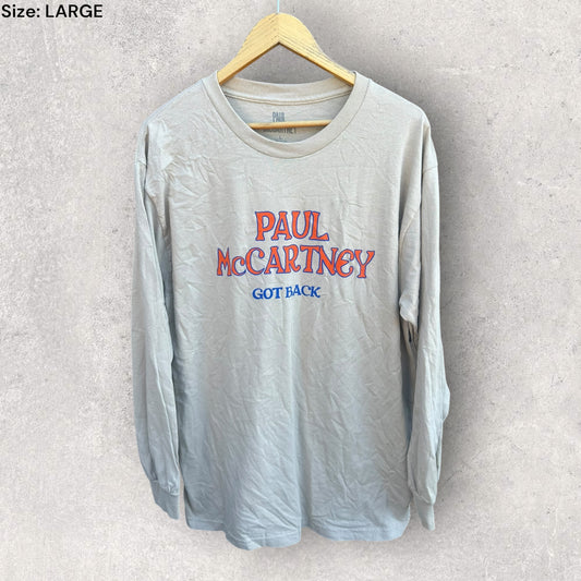 PAUL McCARTNEY GOT BACK 2023 TOUR LONG SLEEVE SHIRT