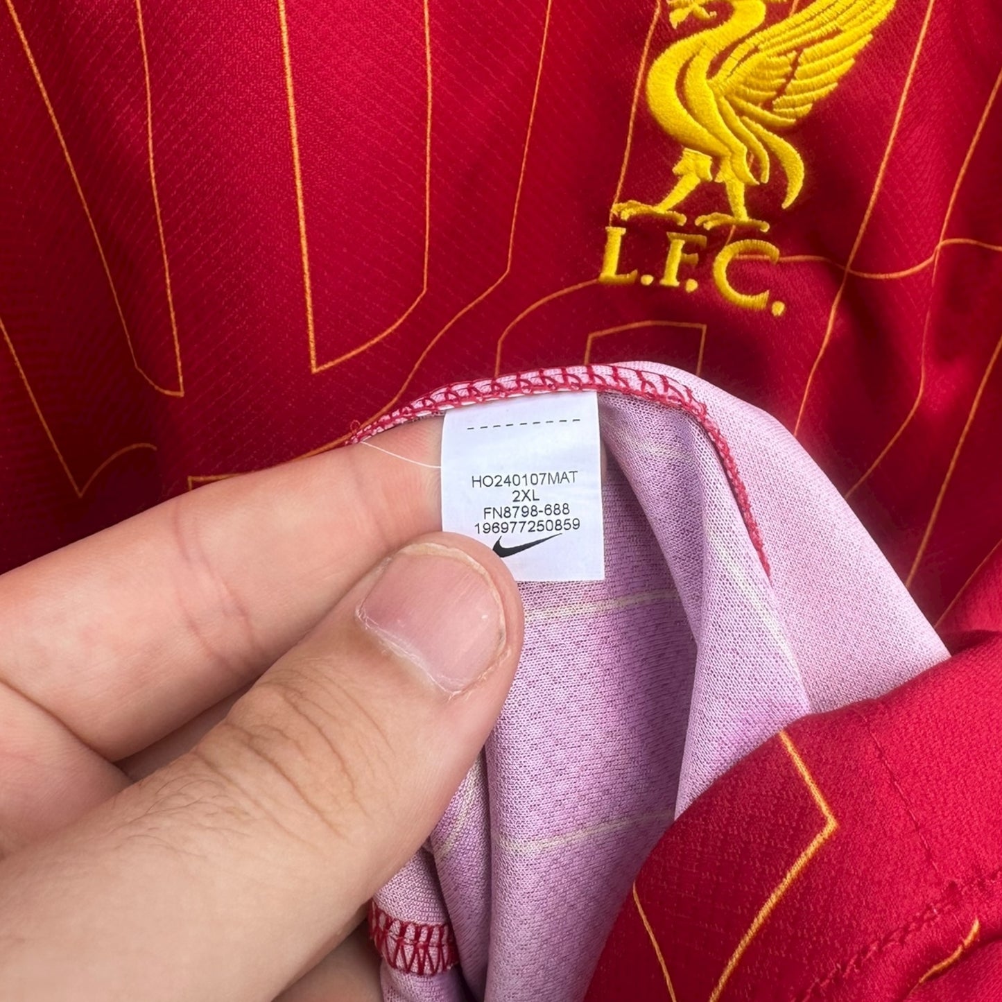 LIVERPOOL FC 2024-2025 NIKE HOME FOOTBALL JERSEY