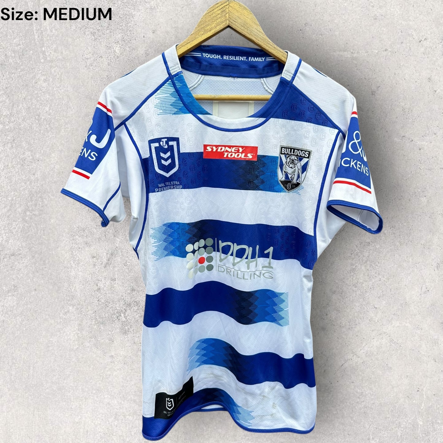 Canterbury Bulldogs 2020 Classic Pre Season Trial Jersey Player Cut