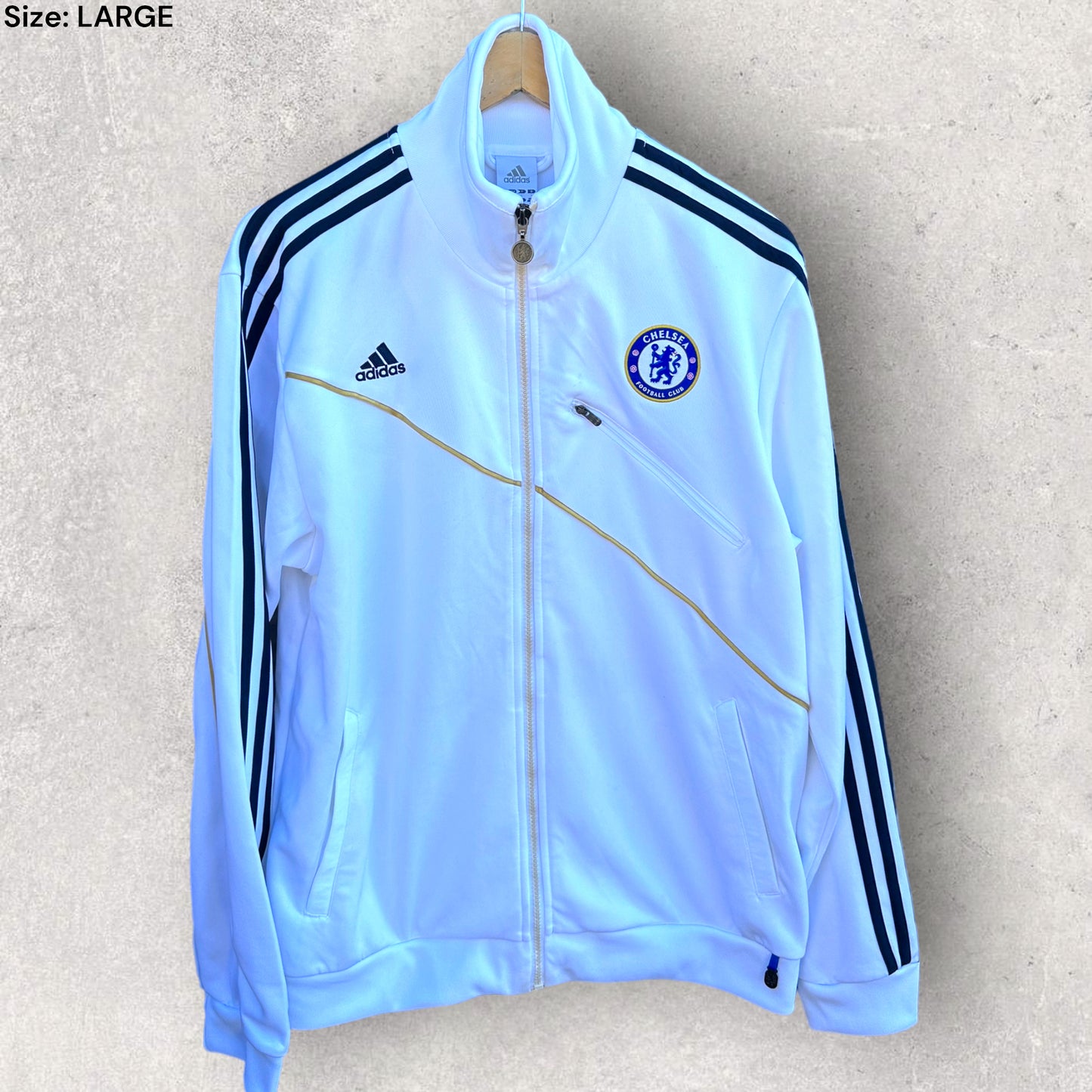 CHELSEA FC ADIDAS WHITE 2010 JACKET