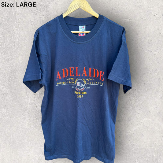 ADELAIDE CROWS VIVID 1997 PREMIERS AFL T-SHIRT