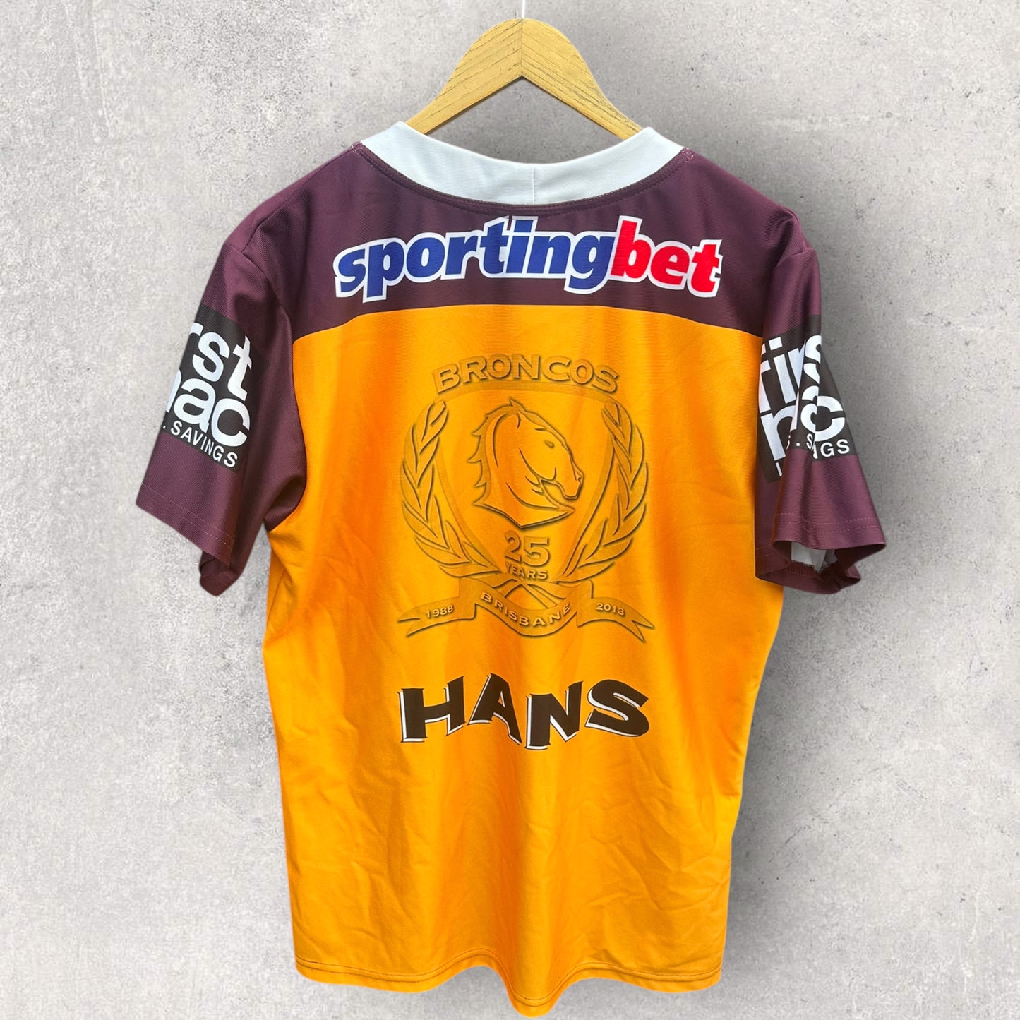 BRISBANE BRONCOS 2013 NIKE HERITAGE JERSEY
