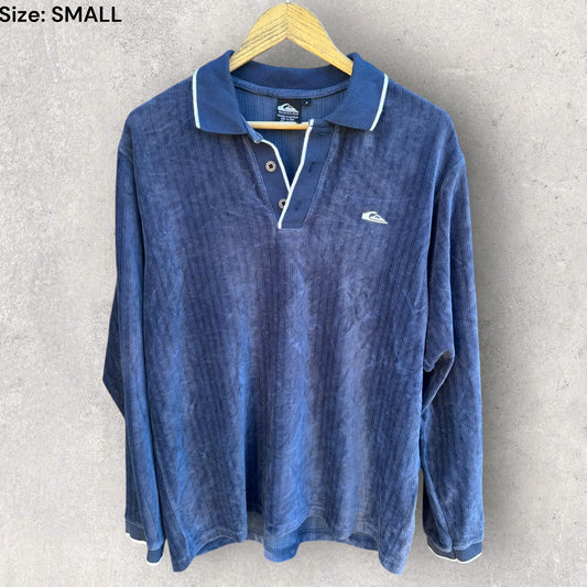 Quiksilver Blue Long Sleeve Surfwear shirt