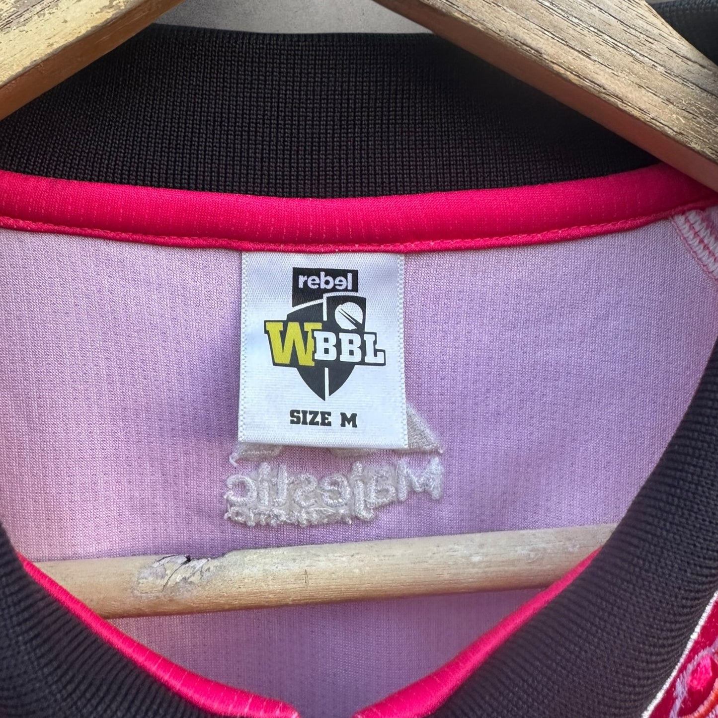 Sydney 6ers WBBL Cricket Pink Player Issued Media Polo Shirt