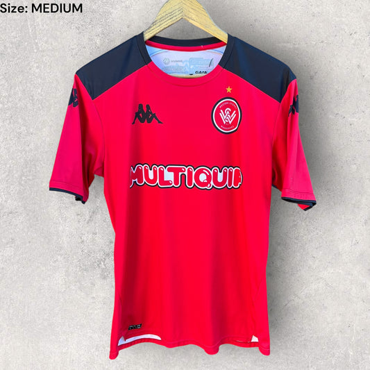Western Sydney Wanderers Kappa Red Training A league Shirt