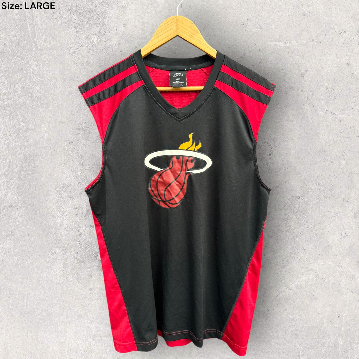 MIAMI HEAT LEBRON JAMES ADIDAS TRAINING SINGLET