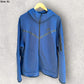 NIKE TECH FLEECE BLUE FULL ZIP HOODED JUMPER