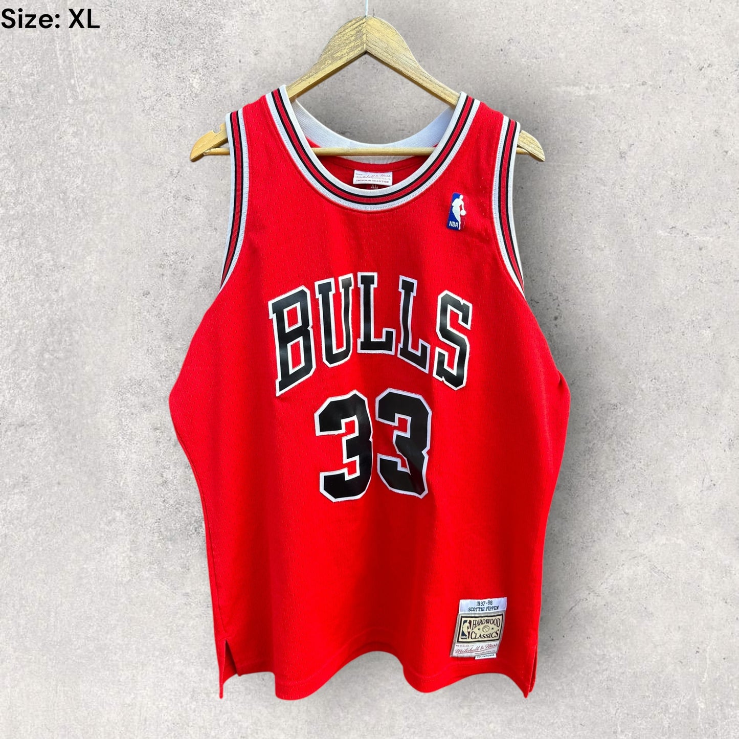 Chicago Bulls Scotty PIPPEN Hardwood Classic NBA jersey