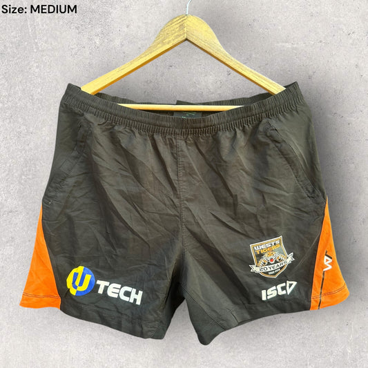 WESTS TIGERS 2019 ISC TRAINING SHORTS RUGBY LEAGUE