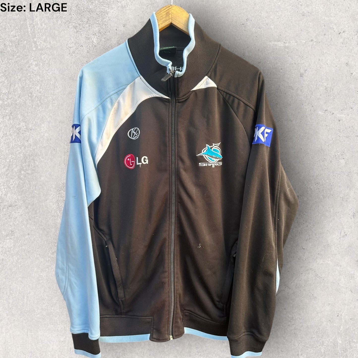 CRONULLA SHARKS ISC VINTAGE FULL ZIP JACKET