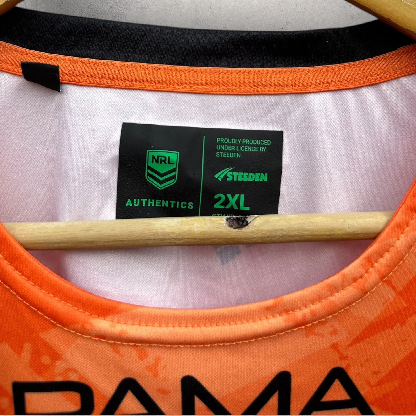 WESTS TIGERS 2025 SHORT SLEEVE TRAINING SHIRT