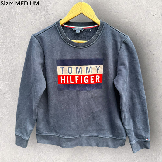 TOMMY HILFIGER BLUE PULLOVER JUMPER