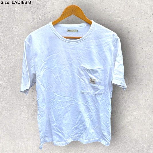 RM WILLIAMS WHITE LADIES T-SHIRT