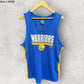 GOLDEN STATE WARRIORS ADIDAS 2016 TRAINING NBA BLUE SINGLET