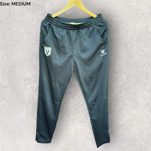 MACARTHUR BULLS KELME BLACK FOOTBALL TRACK PANTS
