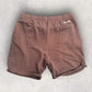 CHICAGO BULLS MITCHELL & NESS BROWN FLEECE SHORTS