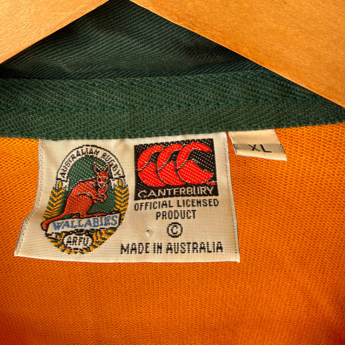 Australian Wallabies Canterbury Vintage Long Sleeve 1990s Rugby Union Jersey