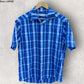 RM WILLIAMS BLUE SHORT SLEEVE CHECKERED SHIRT