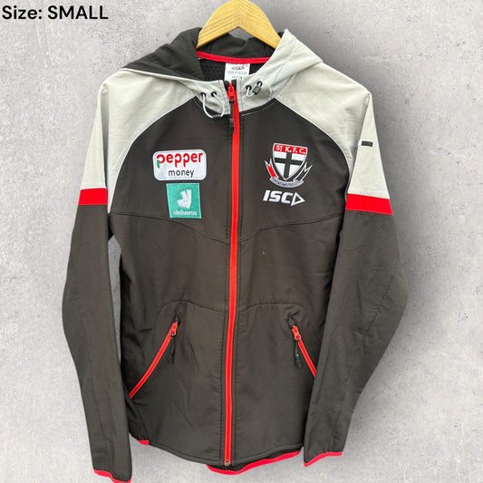 ST KILDA SAINTS ISC HOODED ON FIELD AFL JACKET
