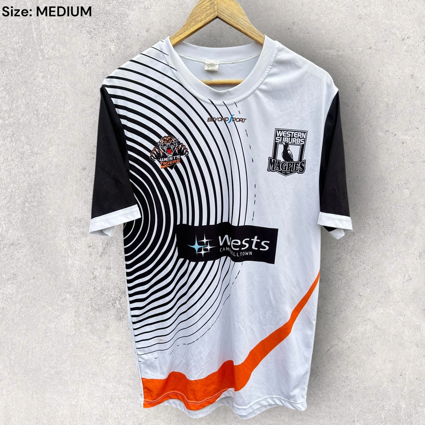 Western Suburbs Magpies Rugby League Training Shirt